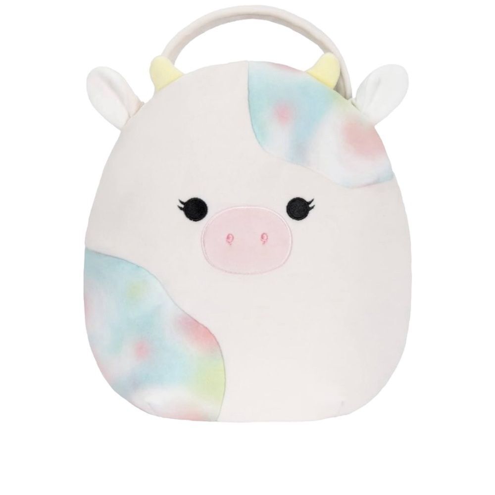 Squishmallows Original 12-Inch Candess Cow Treat Pail Plush Official Jazwares